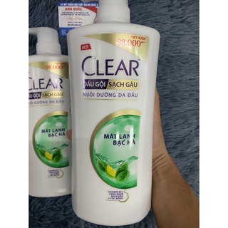 DẦU GỘI CLEAR BẠC HÀ 900ML