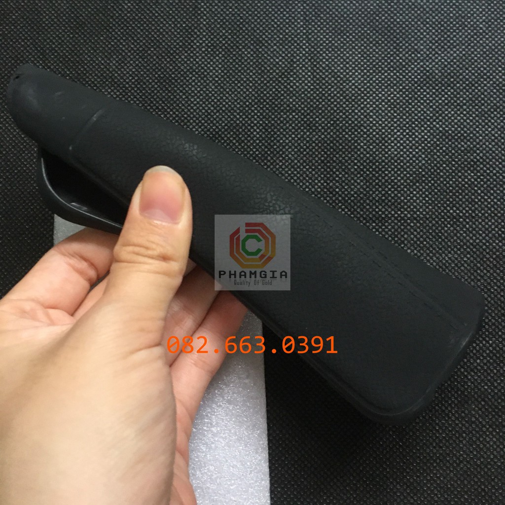 Ốp lưng dẻo đen Samsung A5 2015 vân da sang trọng