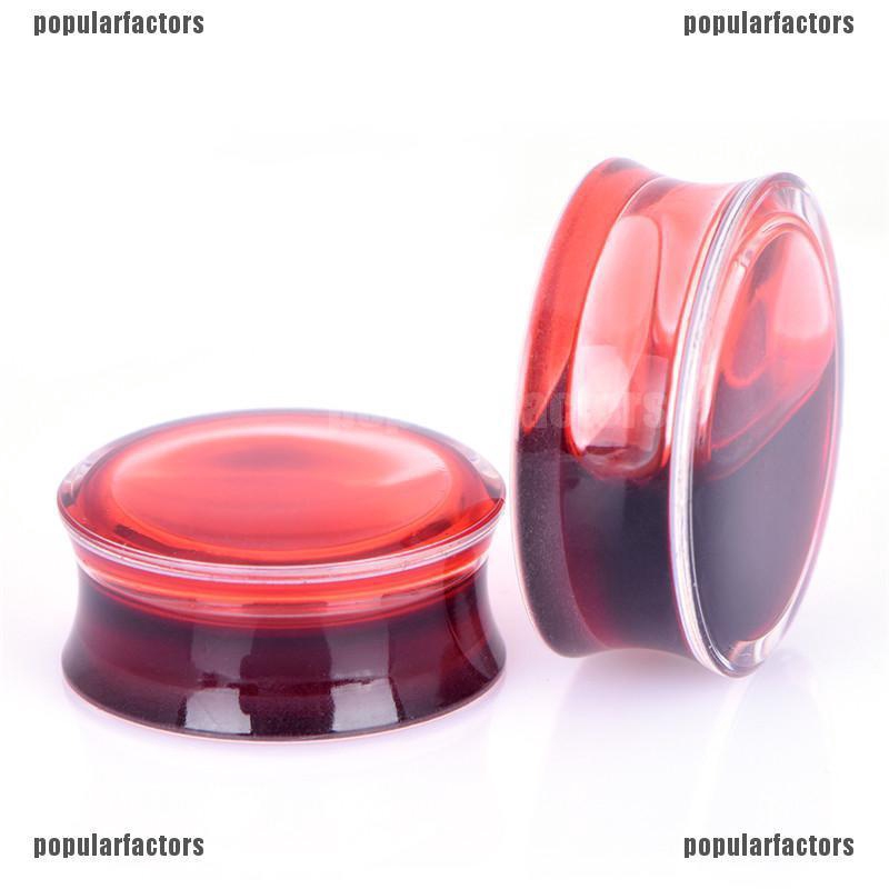 Bông Tai Trong Suốt Màu Trơn Độc Đáo