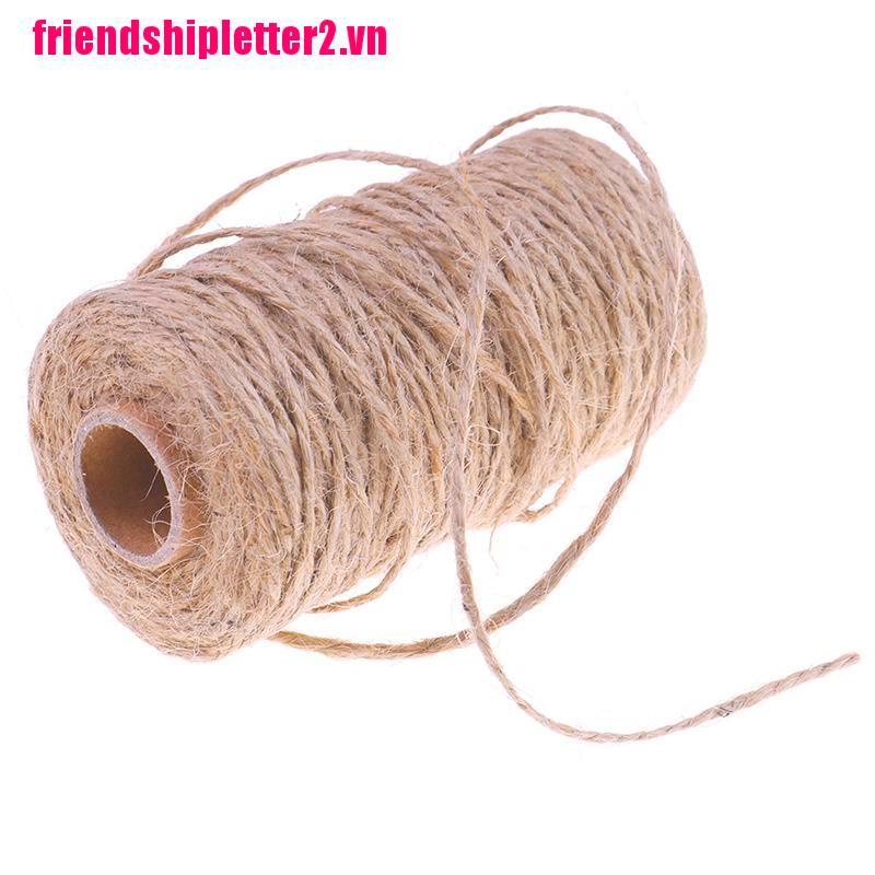Cuộn Dây Thừng Khô Tự Nhiên Dài 100m Dùng Để Trang Trí