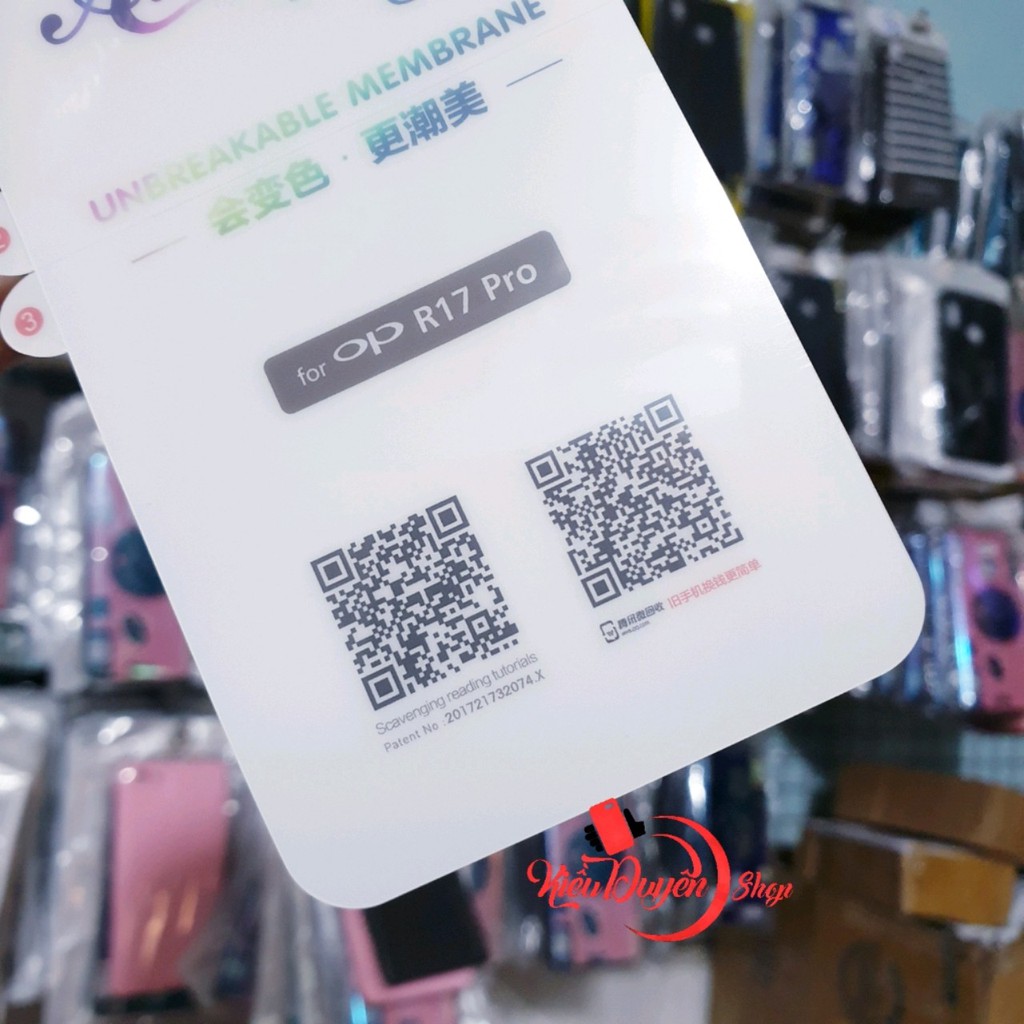Miếng dán PPF mặt sau cho Oppo R17 Pro