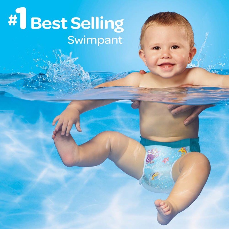 [BÁN LẺ 1 miếng] Bỉm quần bơi Huggies Little Swimmers no1 UK size 3-4 (7-15kg) size 5-6 (12-18kg)