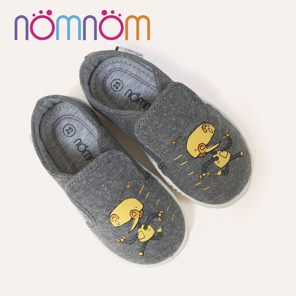 Giày trẻ em nomnom EP B1941 Ghi Xanh Chàm