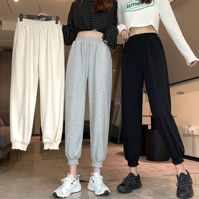 QUẦN JOGGER QUẦN NỈ BÓ GẤU NỮ MỚI 2022 JQ56