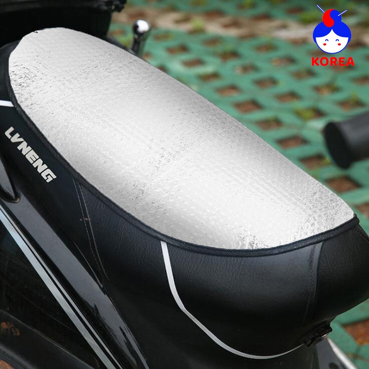 Miếng che yên xe máy chống nắng, phản quang KN STORE che chống nóng