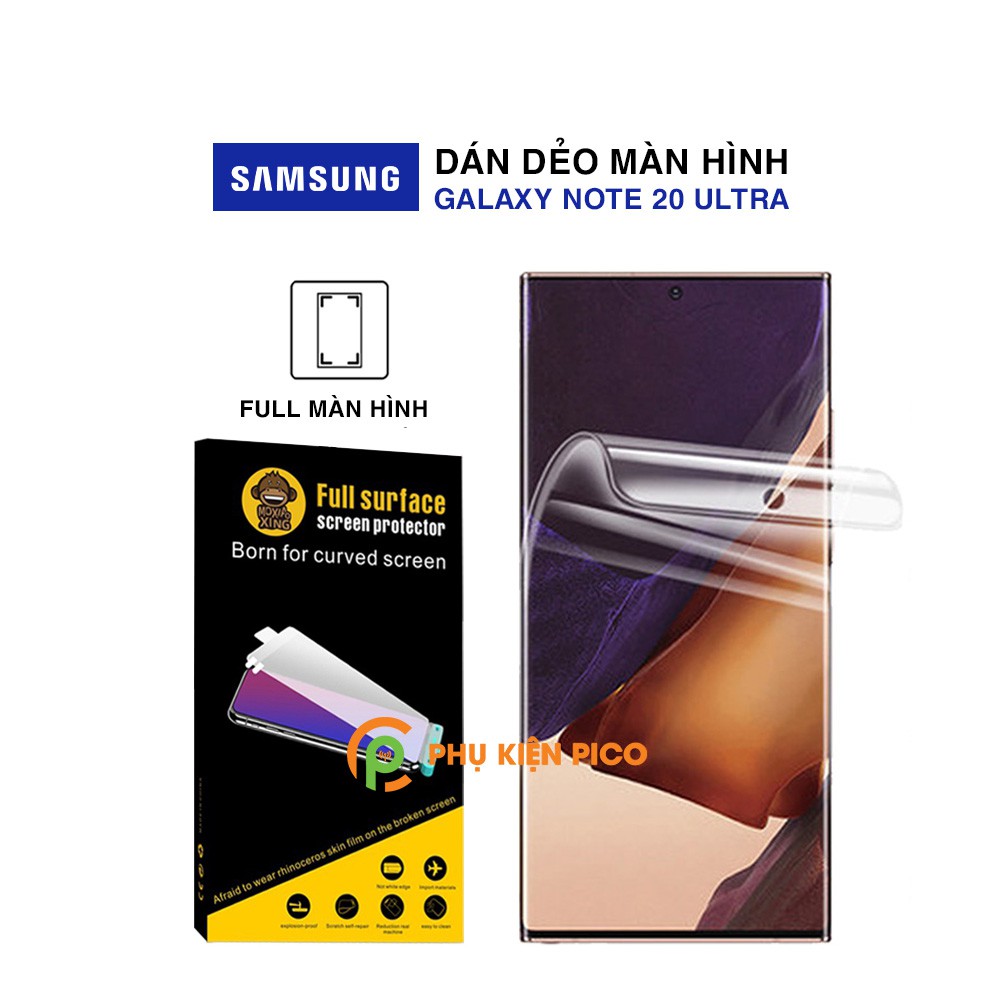 Dán màn hình Samsung Note 20 Ultra full màn trong suốt chính hãng Moxiao Xing - Dán dẻo Samsung Galaxy Note 20 Ultra