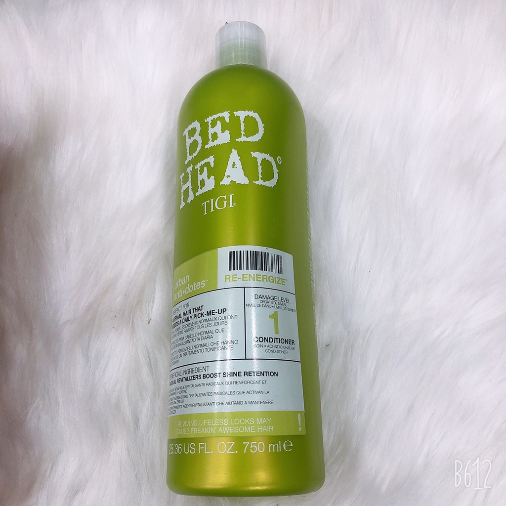 dầu xả phục hồi tóc 3 cấp độ BED HEAD TIGI 750ML dành cho tóc hư tổn