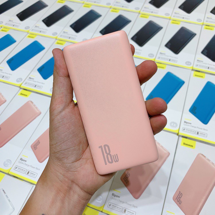 Sạc dự phòng Baseus Bipow 10000mAh sạc nhanh QC 3.0/PD 3.0 Giá tốt nhất shopee