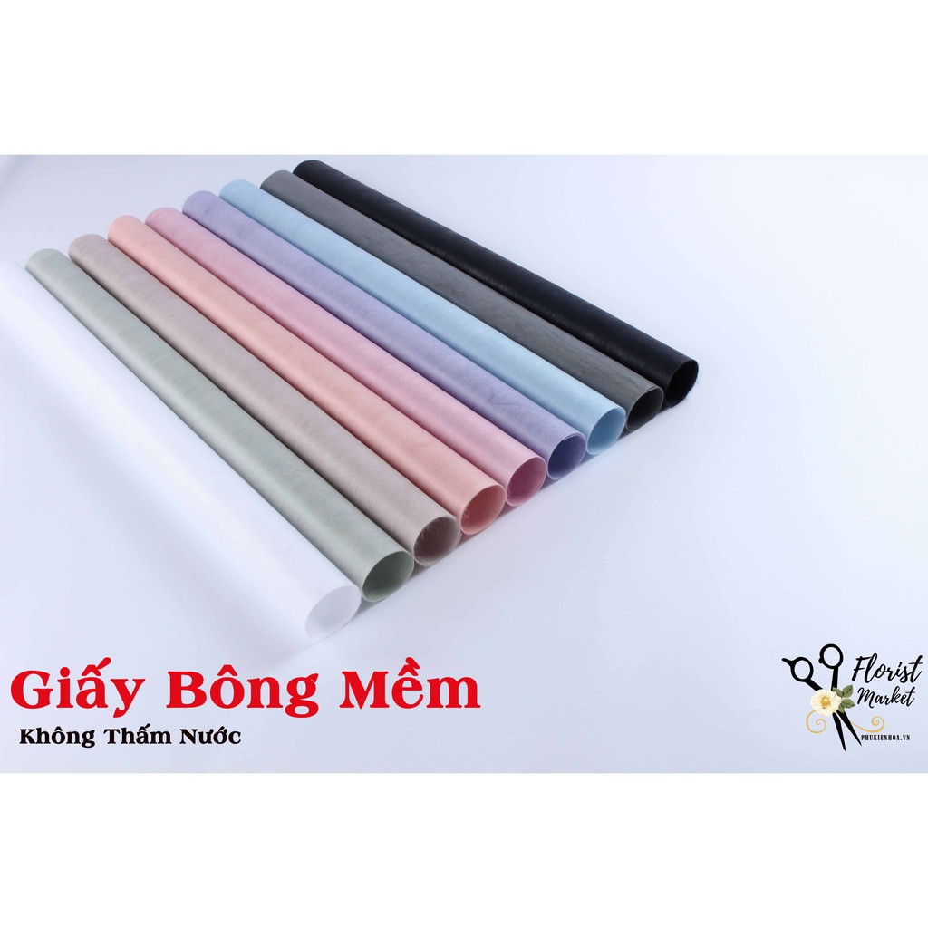 GIẤY GÓI HOA - BÔNG MỀM