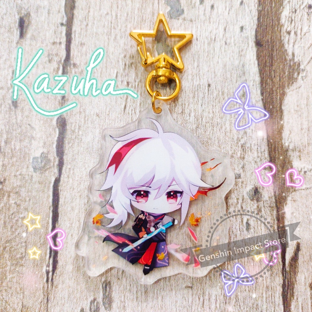KAZUHA Móc khóa Genshin Impact M17(in giữa acrylic)