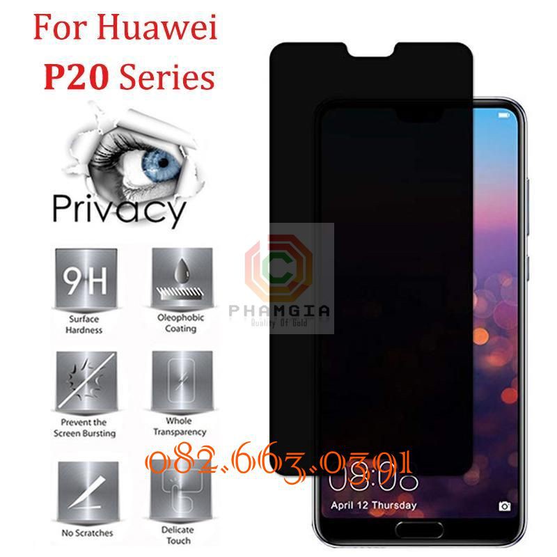 Dán cường lực chống nhìn trộm Huawei p10 /p20/ p20 lite/p20 pro/ p30/ p30 lite dẻo nano
