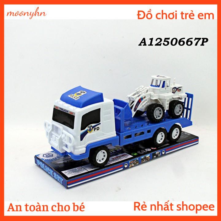 [FREESHIP TOÀN QUỐC] - ĐỒ CHƠI MÔ HÌNH XE TẢI CHỞ XE XÚC