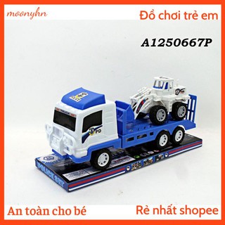 [FREESHIP TOÀN QUỐC] - ĐỒ CHƠI MÔ HÌNH XE TẢI CHỞ XE XÚC MUA 1 ĐƯỢC 2