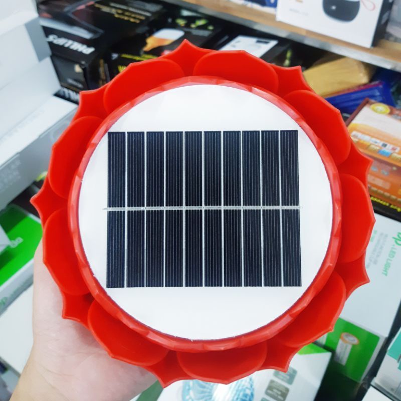 Máy Niệm Phật Hình Hoa Sen Dùng Năng Lượng Mặt Trời