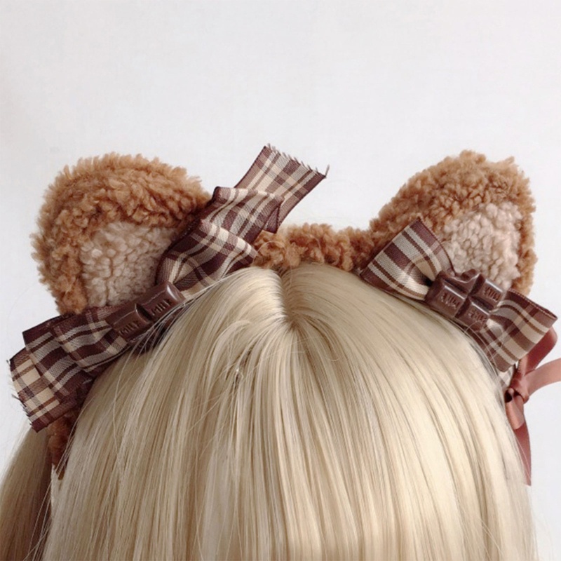 Băng Đô Cài Tóc Trang Điểm Hình Thú Dễ Thương Cho Nữ