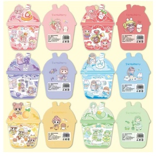 Sticker cô gái trà sữa dễ thương