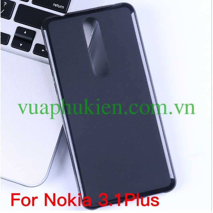 Ốp lưng dẻo đen mỏng dành cho Nokia 2.1, Nokia 3.1 Plus, Nokia 5.1, Nokia 6.1, Nokia 8.1, Nokia 5.1 Plus/X5.