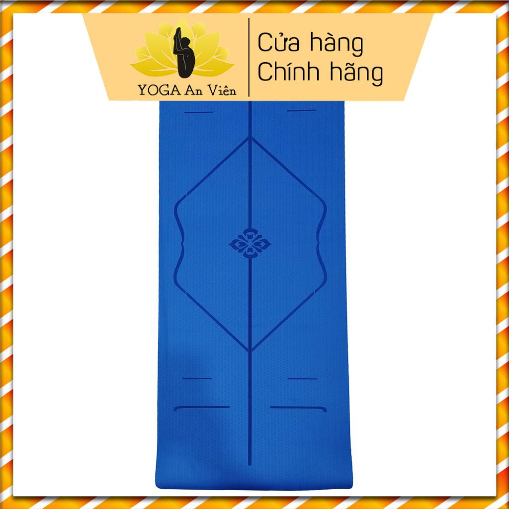 Thảm tập yoga 8mm định tuyến chất lượng cao, thảm yoga chất liệu thoáng mát thấm mồ hôi