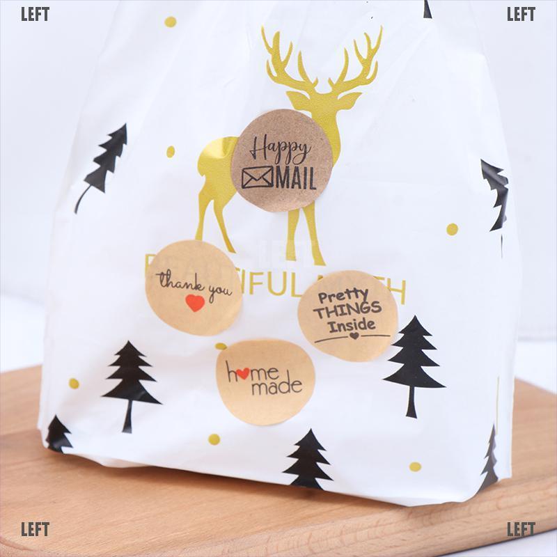 Set 500 Miếng Dán 1 inch In Chữ Thank You Xinh Xắn