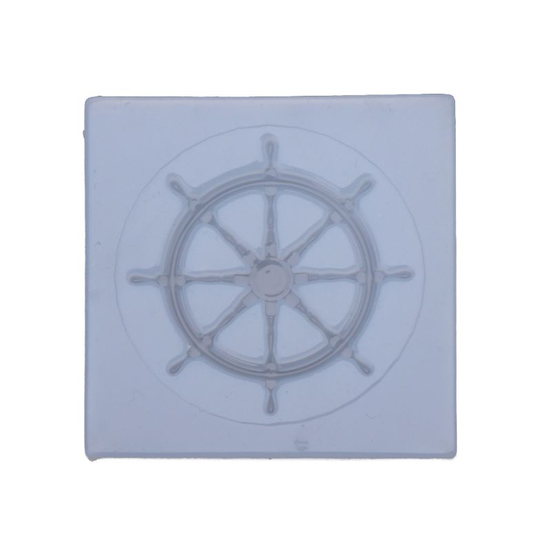 Khuôn Silicone Làm Mặt Dây Chuyền / Xà Phòng Hình Bánh Lái / Thuyền Độc Đáo DIY