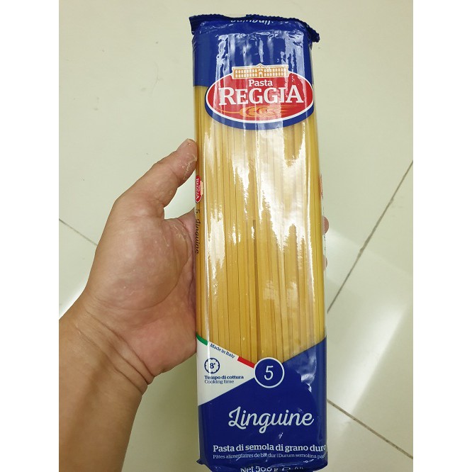 Mì Ý sợi dẹt 5 Pasta Hiệu REGGIA Gói 500g