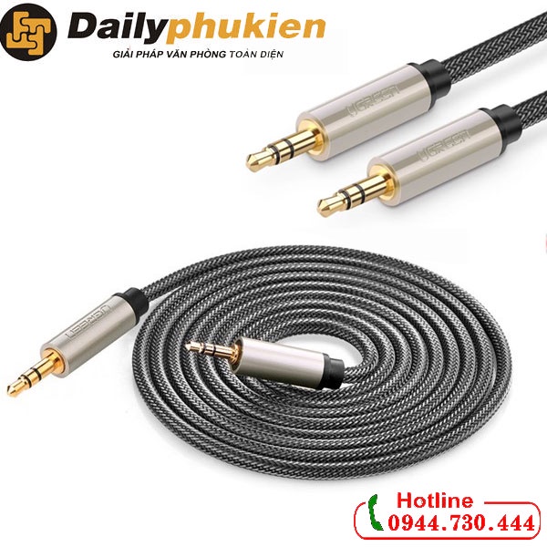 Dây loa 3.5mm 10m bọc lưới UGREEN 40785 dailyphukien