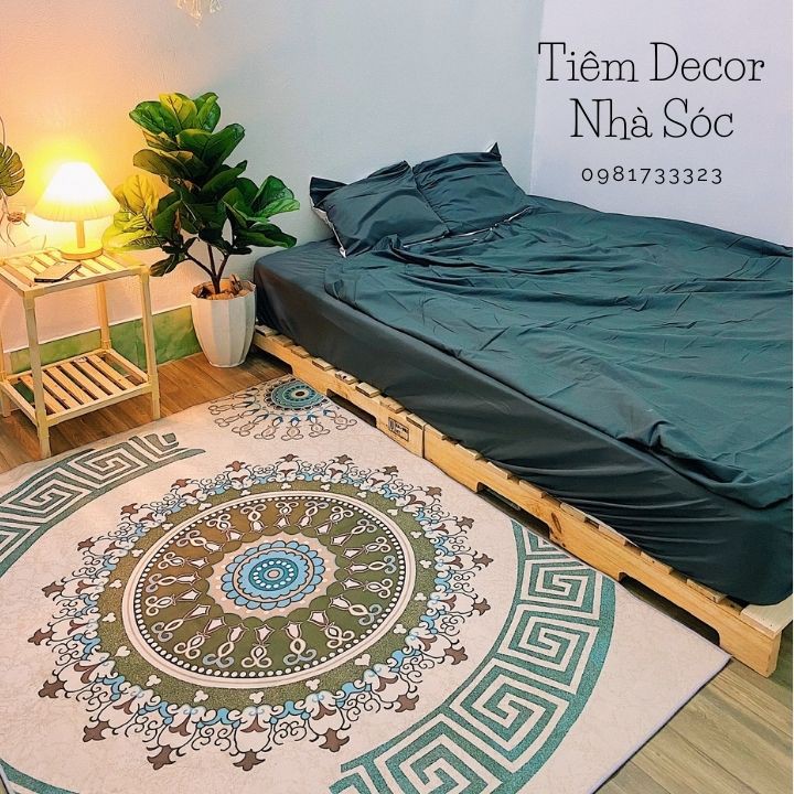 [BIG SALE] Giường Pallet gỗ thông size 1.4m*2m TPHCM – Tiệm Decor Nhà Sóc