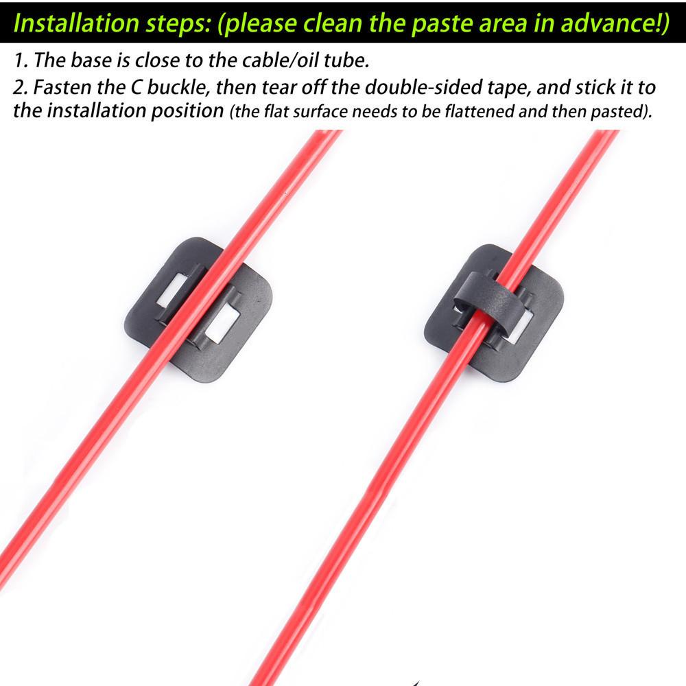 Kẹp Cố Định Dây Cáp Xe Đạp Hình Chữ C DARNELL