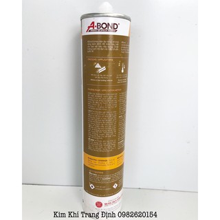 Keo Dán Đa Năng Abond (dán gỗ, gạch, bê tông, kim loại, gương...)