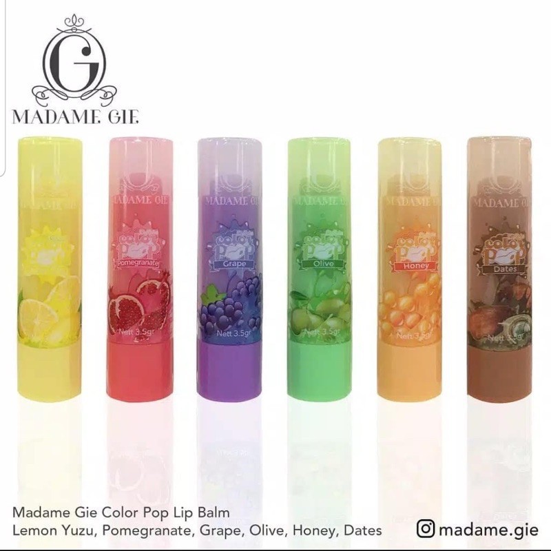 (hàng Mới Về) Son Dưỡng Môi Chiết Xuất Trái Cây Madame Gie | BigBuy360 - bigbuy360.vn