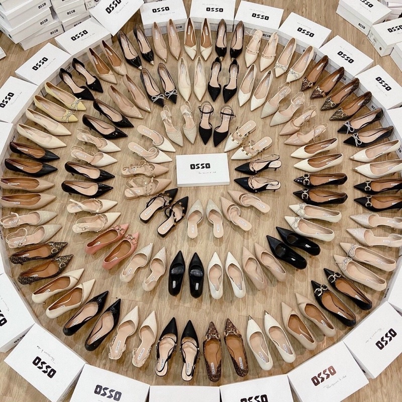 Sỉ lô giày cao gót 1 hãng Osso Quảng Châu xịn xò tách từ 50đ