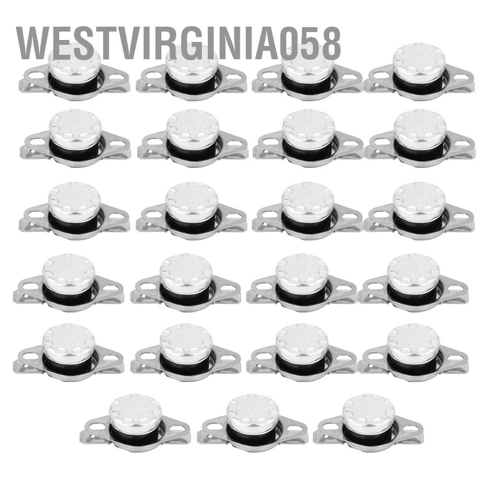 Westvirginia058 5 Pcs KSD301 Switch Temperature Control Thermostat Thermal 250V10A Normally Closed
