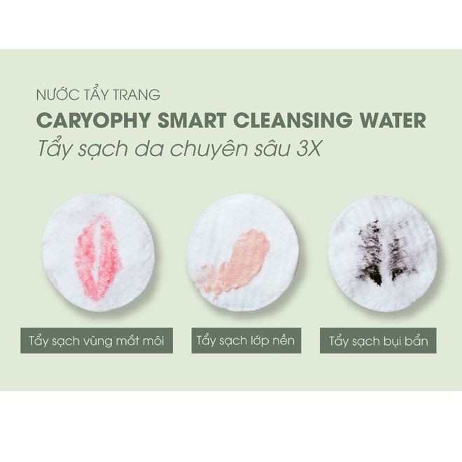 [Mã COSCOCOT4 -8% đơn 250K] Nước tẩy trang Caryophy Smart Cleansing 300ml thông minh – Caryophy
