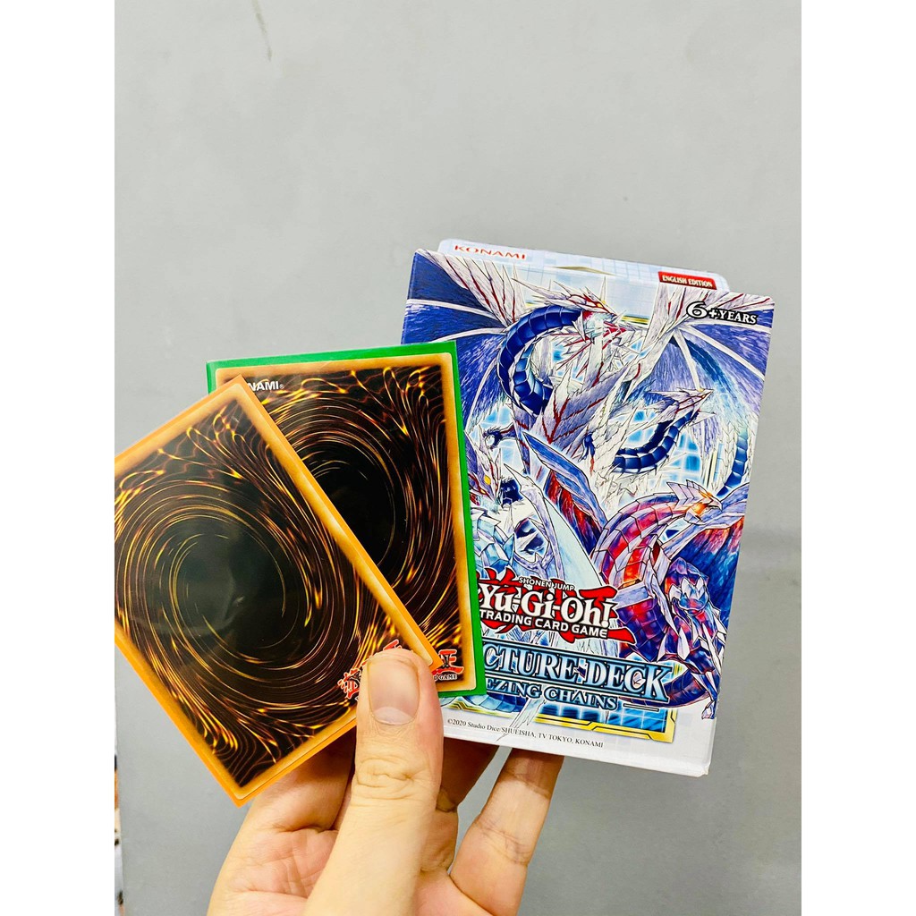 [Tặng kèm thêm 2 lá Super Rare trở lên ] Hộp thẻ bài Yugioh Xiềng xích băng giá STRUCTURE DECK Freezing Chains - SDFC