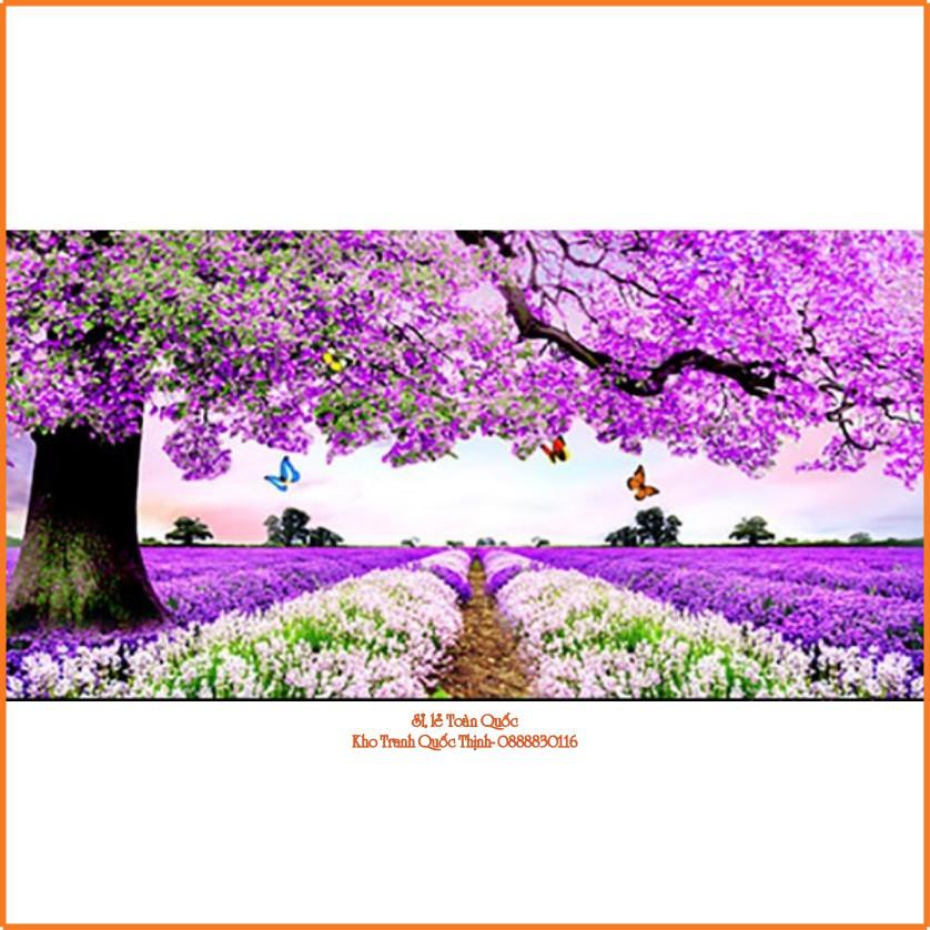 Tranh đính đá PHONG CẢNH CÂY TÌNH YÊU (Đá ABC cao cấp. Kích Thước: 110 x 60Cm