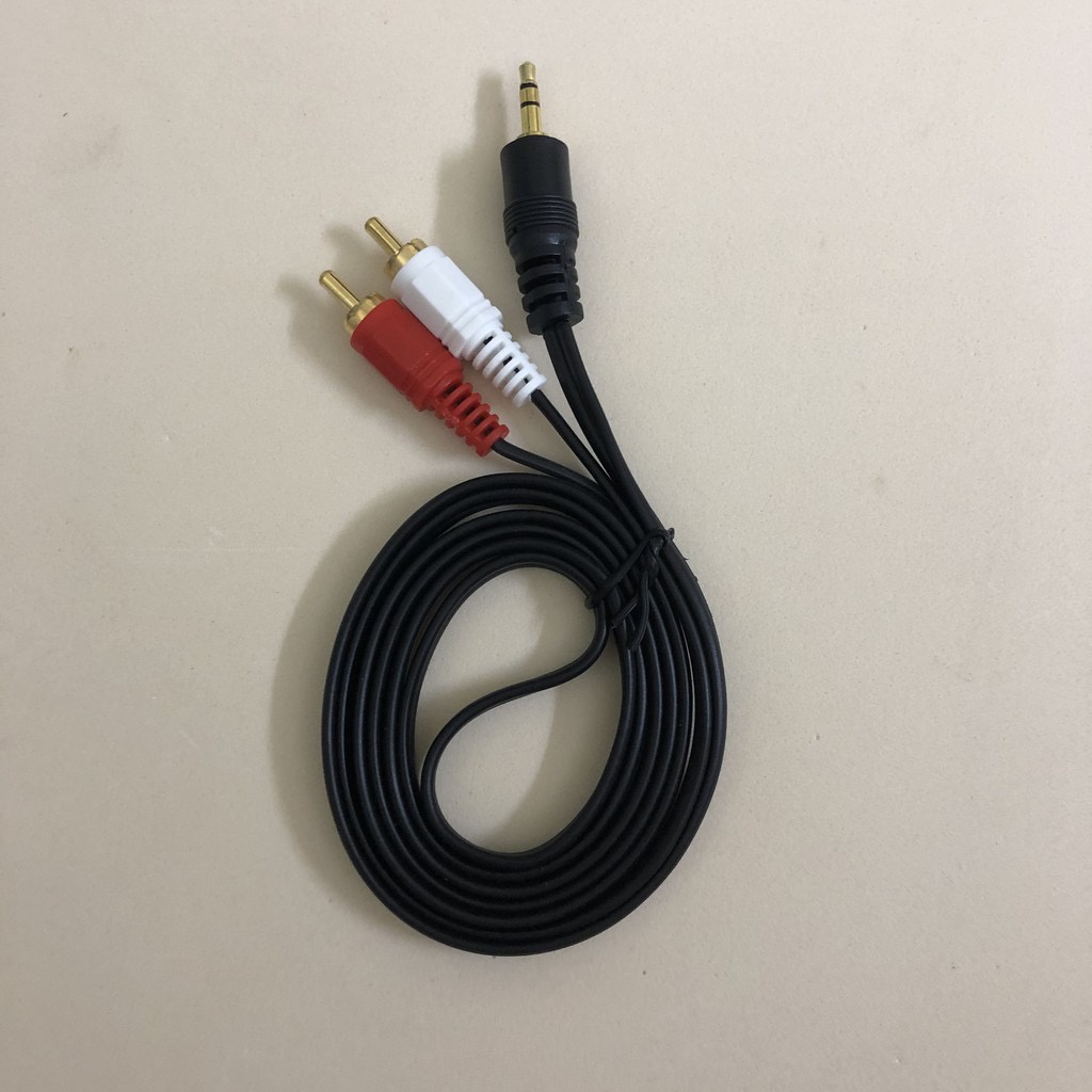 ￼Dây tín hiệu 3,5 AV 1 ra 2