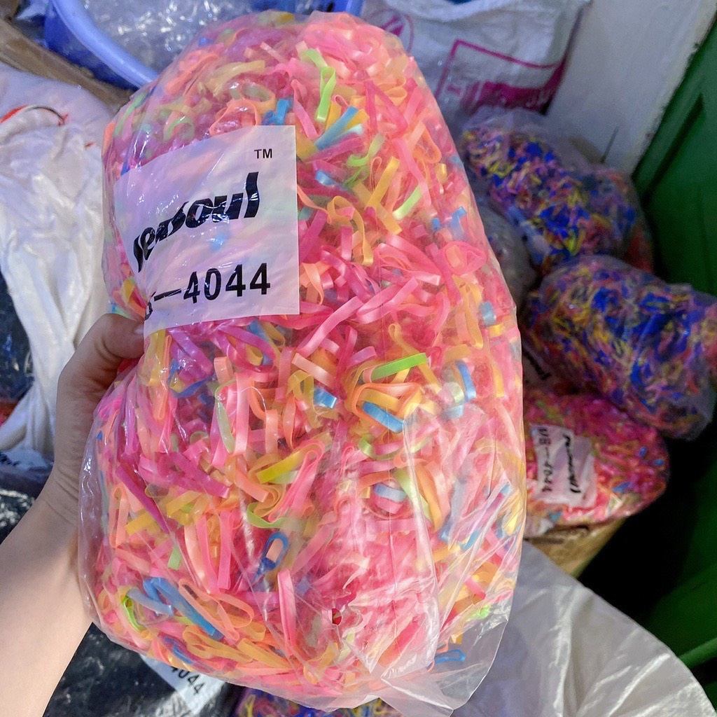 100gr dây chun buộc tóc cho mẹ và bé có phân loại màu