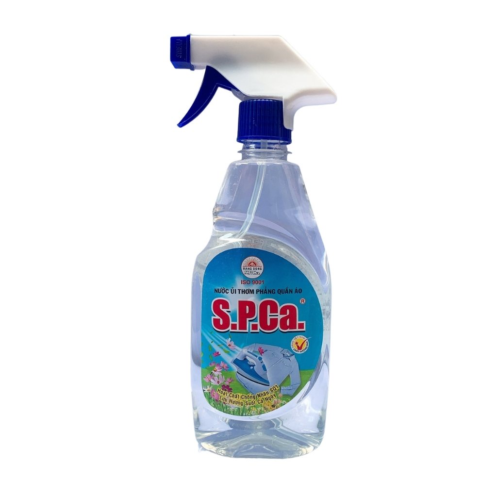 Nước Xịt Thơm Quần Áo, Ủi Thơm Và Làm Phẳng Quần Áo Cao Cấp SPCa 450ml Giúp Làm Thơm Khử Trùng, Khử Mùi Ẩm Mốc