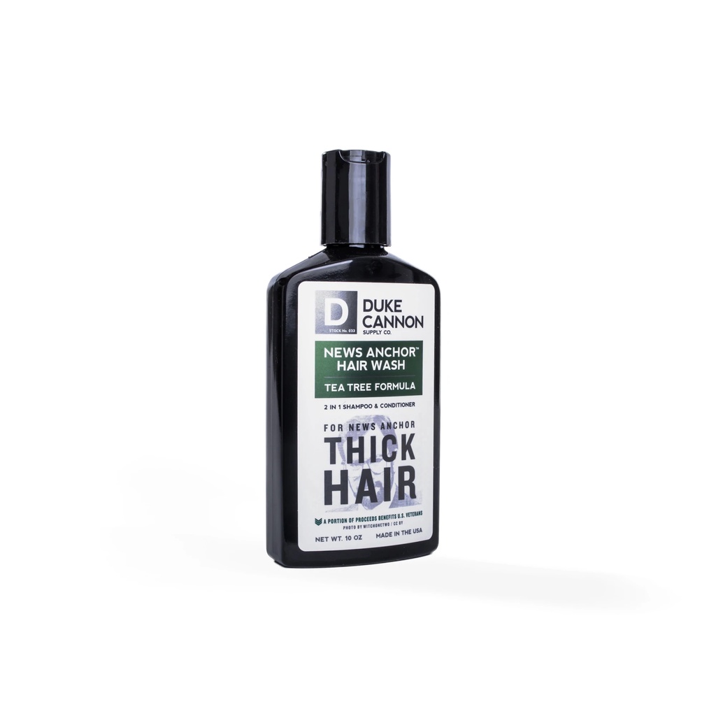 Dầu Gội Xả 2 Trong 1 DUKE CANNON NEWS ANCHOR 2-IN-1 HAIR WASH 295ml