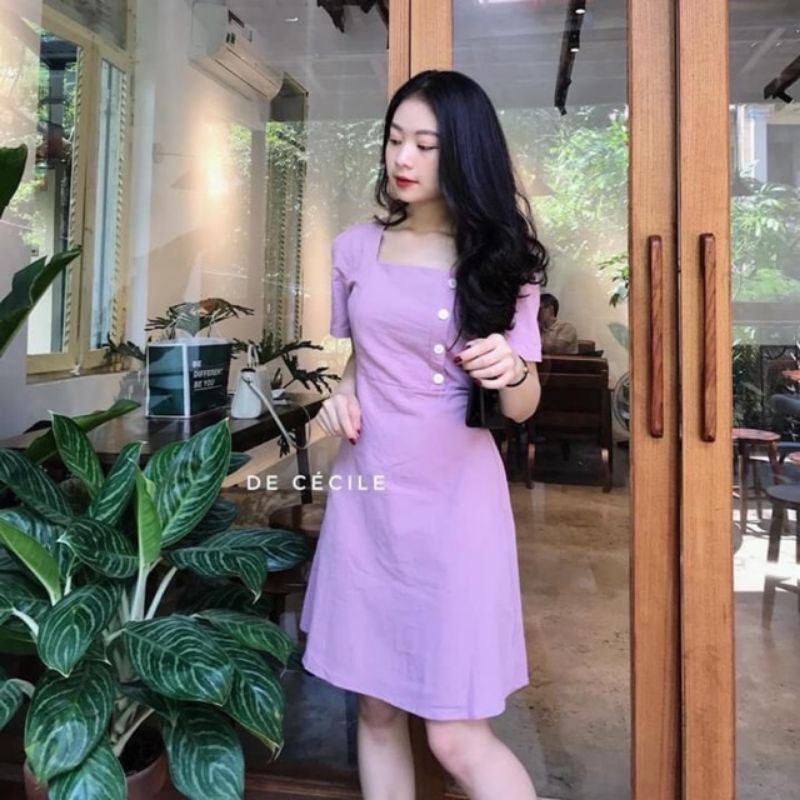 Đầm cho bé bú, đầm sau sinh, đầm cho bé ti có khóa kéo