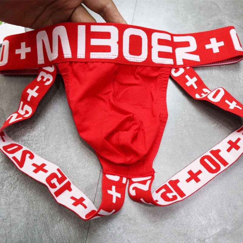 Quần jockstrap nam MIBOER - quần lót nam hở mông dây đan chéo sexy quyến rũ cho đêm say nồng