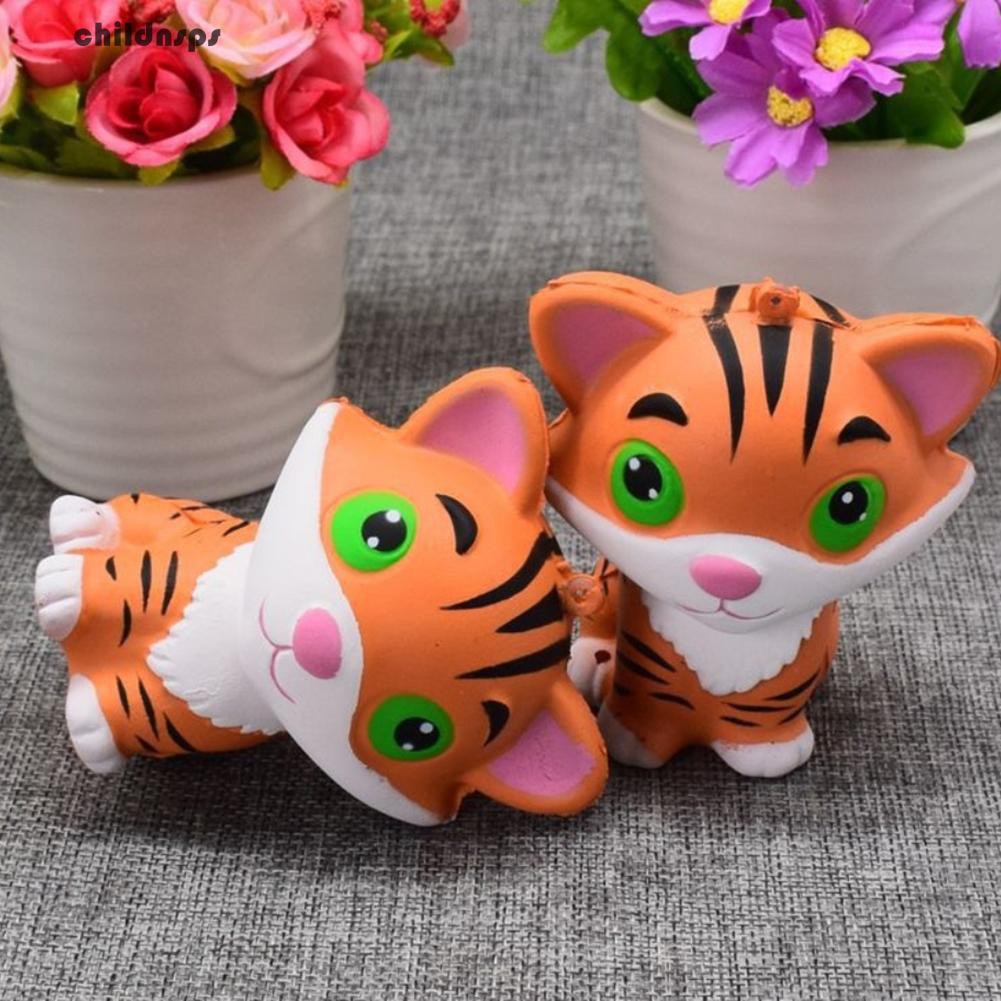 cSquishy Simulated Tiger Slow Rising Kids Children Squeeze Toys Stress Relieverz