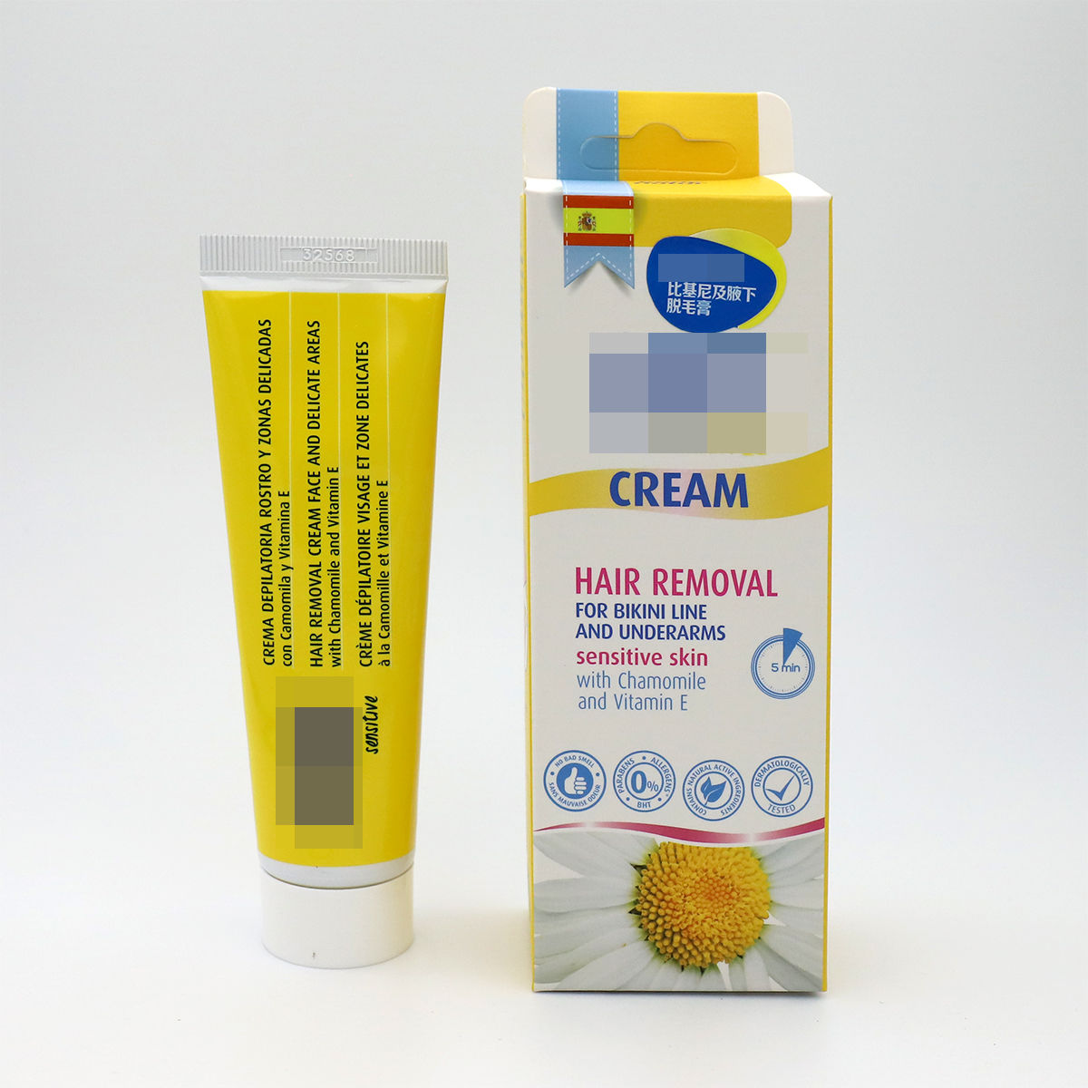 Nhập Khẩu Tây Ban Nha Bộ Bikini Sát Nách Kem Tẩy Lông Hai Tùy Chọn | BigBuy360 - bigbuy360.vn