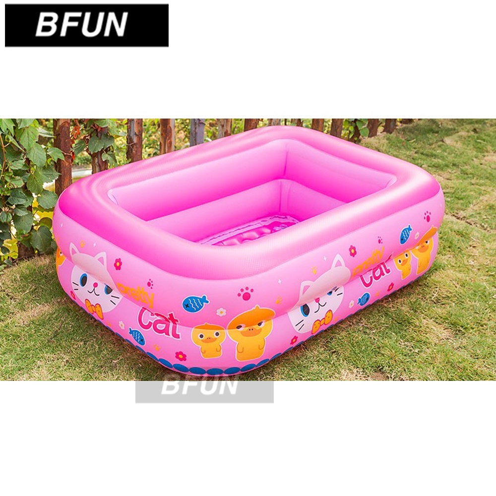 Hồ Bơi Cho Bé 1M5 / 1M2 Màu Hồng LOẠI DÀY - Bể Bơi Phao Bơi Trẻ Em, Phao Bơi Cho Bé BFUN