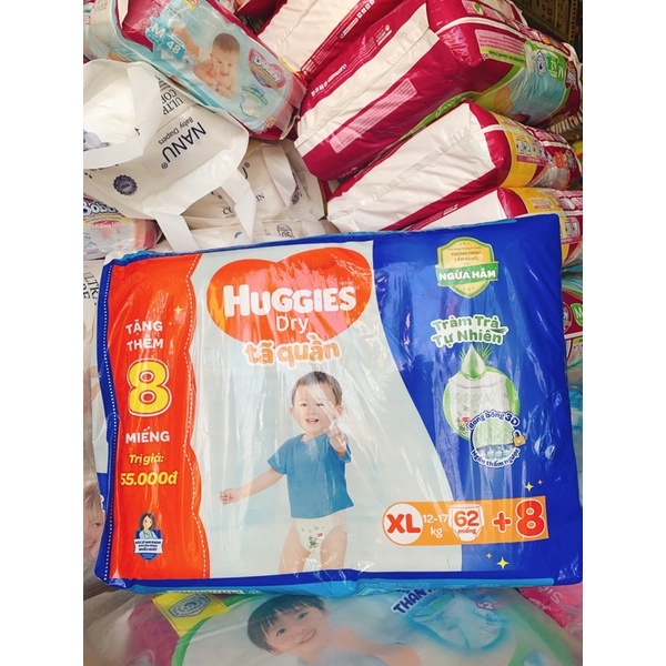 (Sale)Tả quần Huggies cho bé S M L Xl XXL