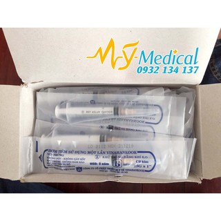 Bơm tiêm 5ml/cc 25G