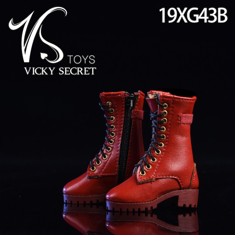 Giày Boot Có Khóa Kéo Cho Mô Hình Nữ 19XG43 1 / 6 12 ''