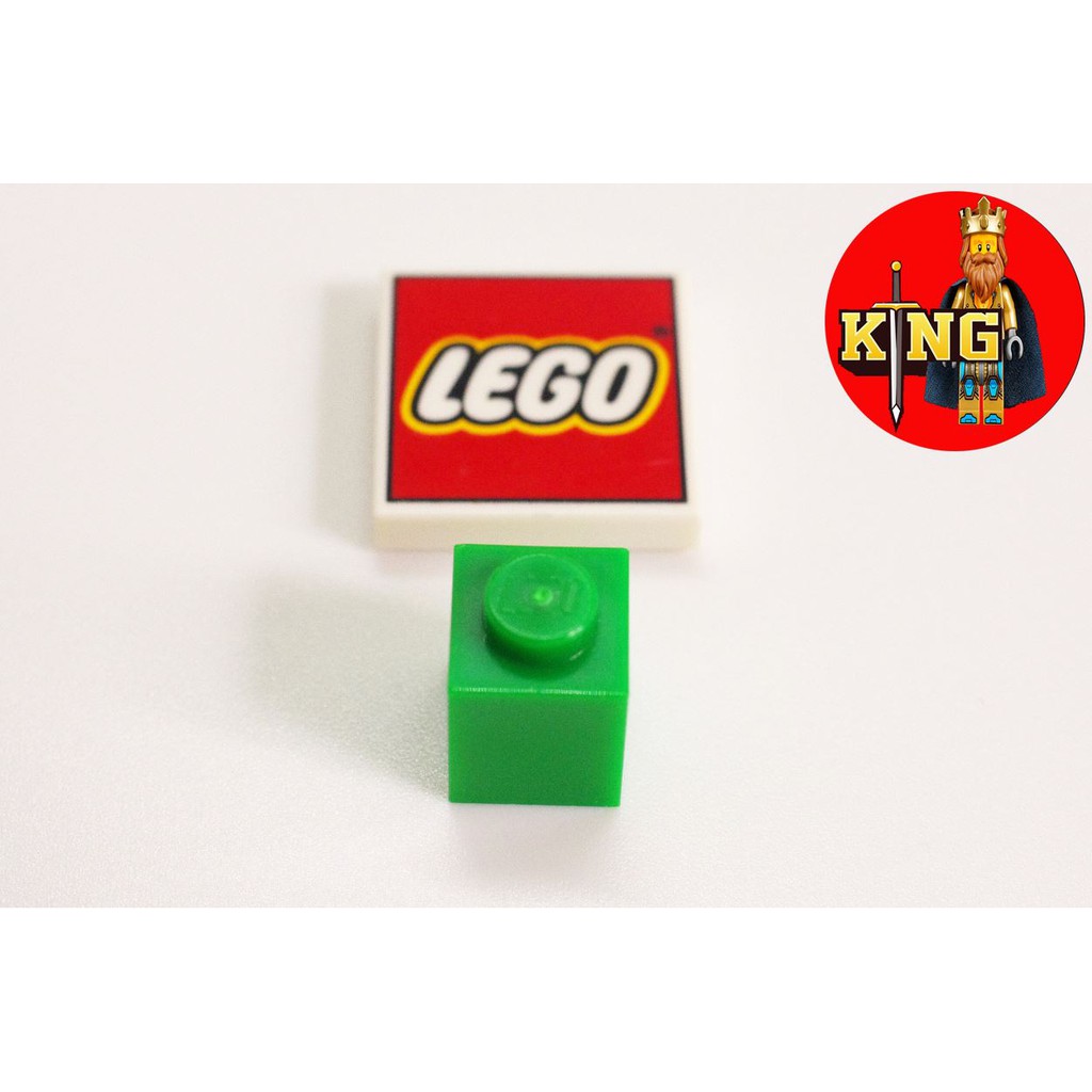 LEGO 3005 1x1 base brick Green