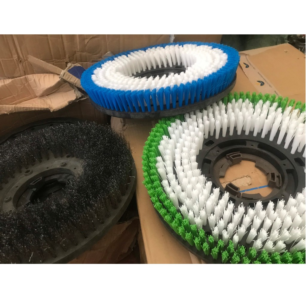 Bàn chải mềm chải thảm nền nhà, bàn chải cứng Máy chà sàn 17inch, Miếng pad đánh sàn. phớt chà sàn