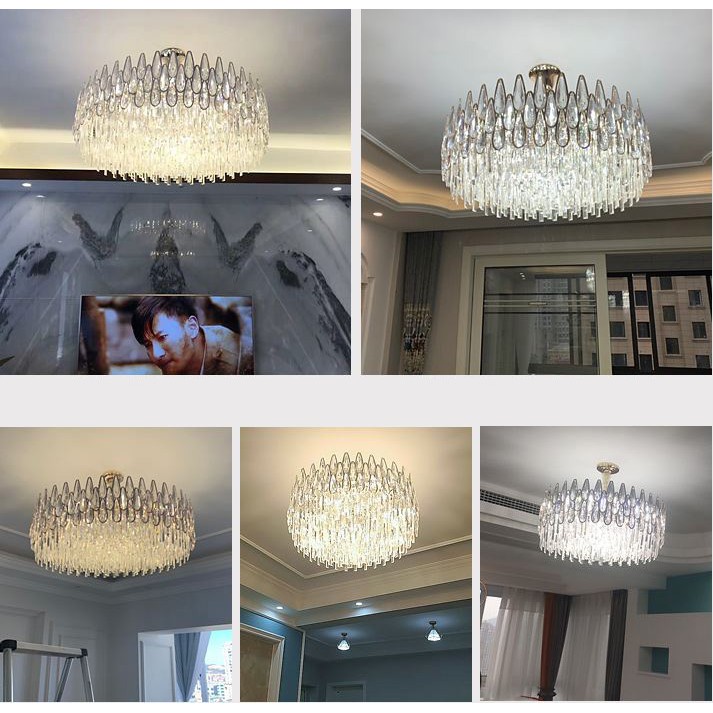 Đèn chùm MONSKY SANTE pha lê đẳng cấp, sang trọng trang trí nội thất hiện đại [ẢNH THẬT 100%].